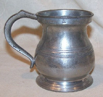 James Yates One Pint 19th Century Pattern Pewter Baluster Tankard - This is an exact remake of the manufacturers original - Image 6