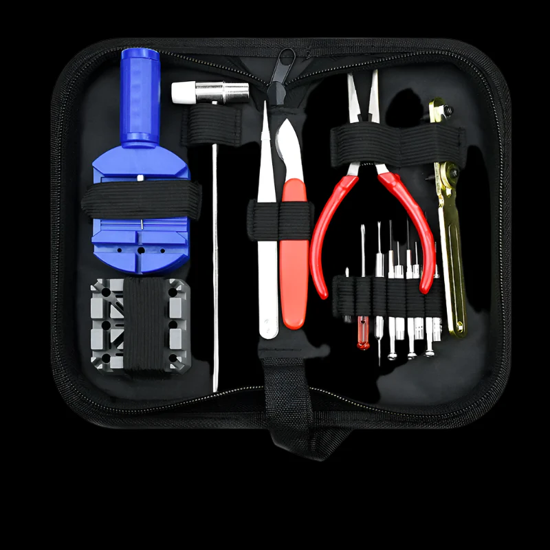 16 Piece Clock And Watch Repair Kit - Image 4