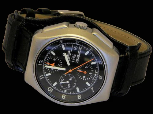 18mm German "Luftwaffe / Bund” Aviators Leather Military Watch Strap - Image 7
