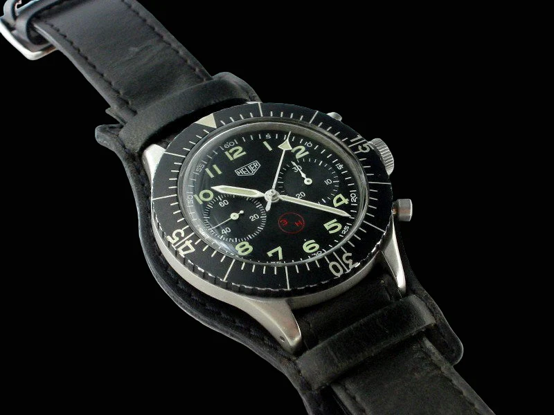 18mm German "Luftwaffe / Bund” Aviators Leather Military Watch Strap - Image 8