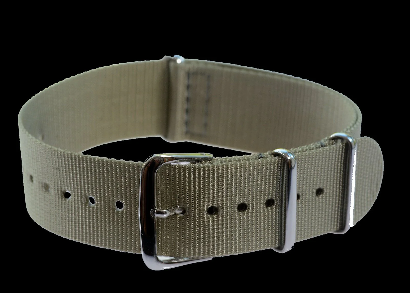 18mm Grey Green NATO Military Watch Strap
