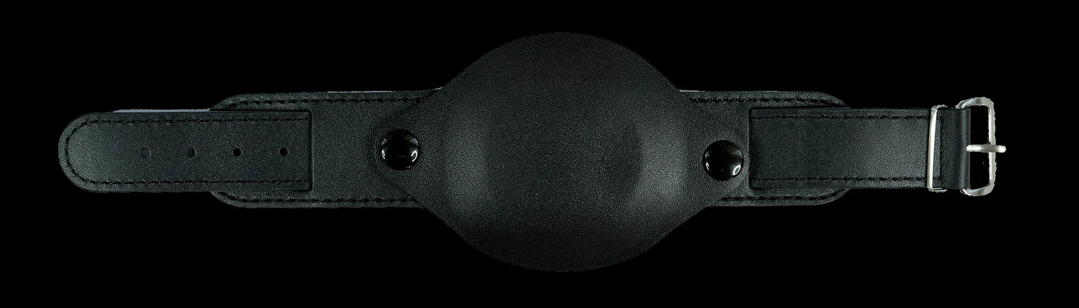 18mm Black 1950s Pattern Leather Military Watch Strap with Protective Face Cover - Slight Seconds to Clear at just 25% of the normal price!