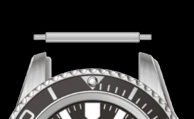 3 x 18mm, 20mm, 22mm or 24mm Pins Designed to Create the Appearance of a Military Watch with Fixed Solid Bars - Image 2