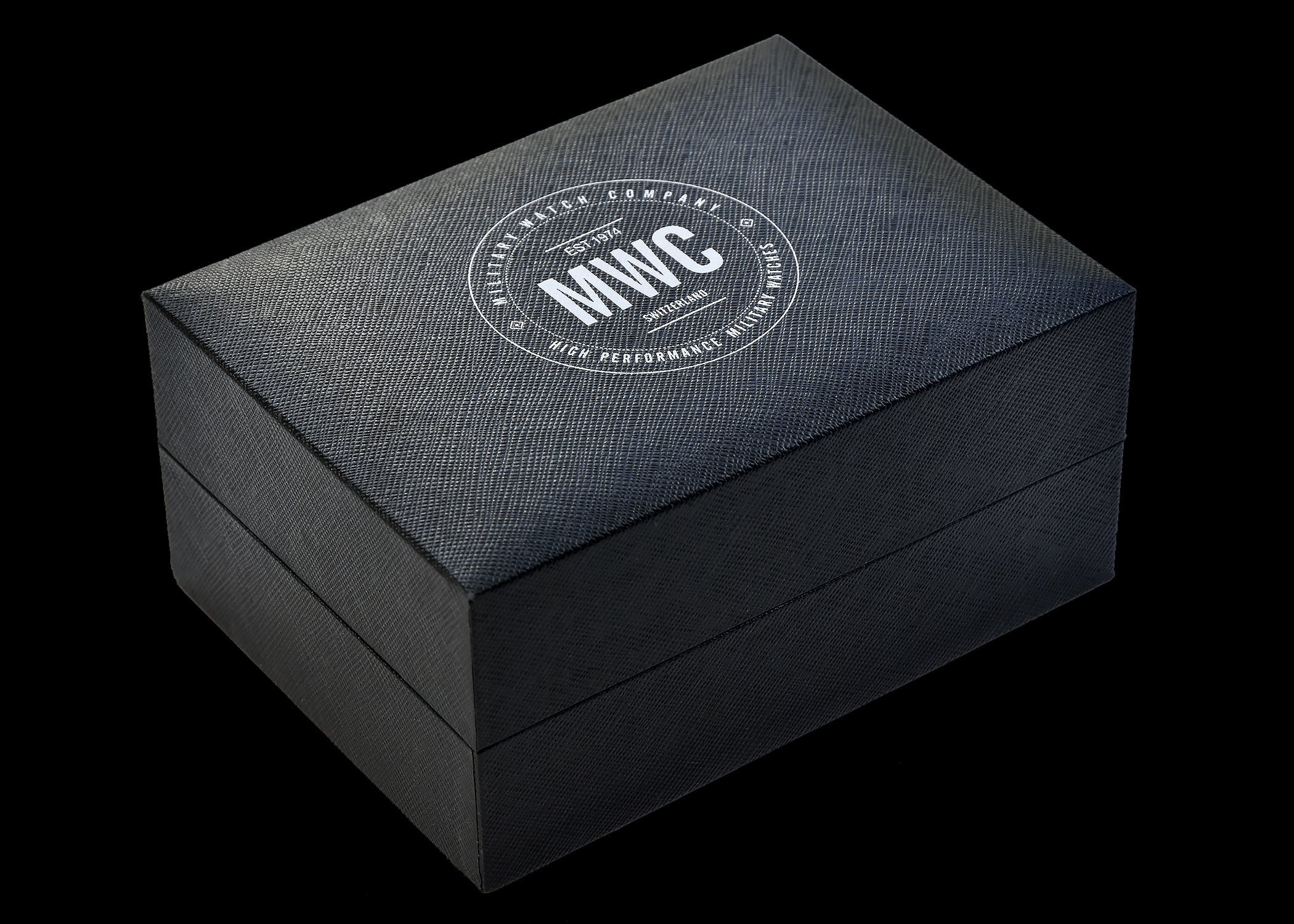 Brand New Current Pattern MWC Watch Box which takes one watch and two additional straps - Image 2