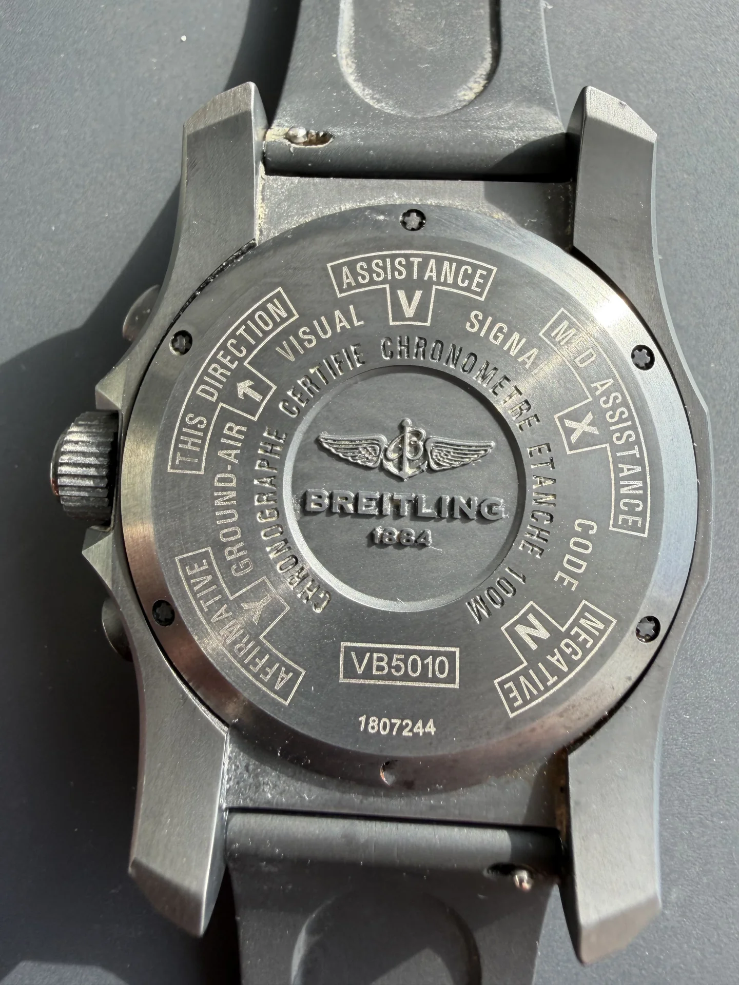 Breitling Cockpit B50 Pilots Watch - Excellent Condition (Serial No: 1807244) - Image 5
