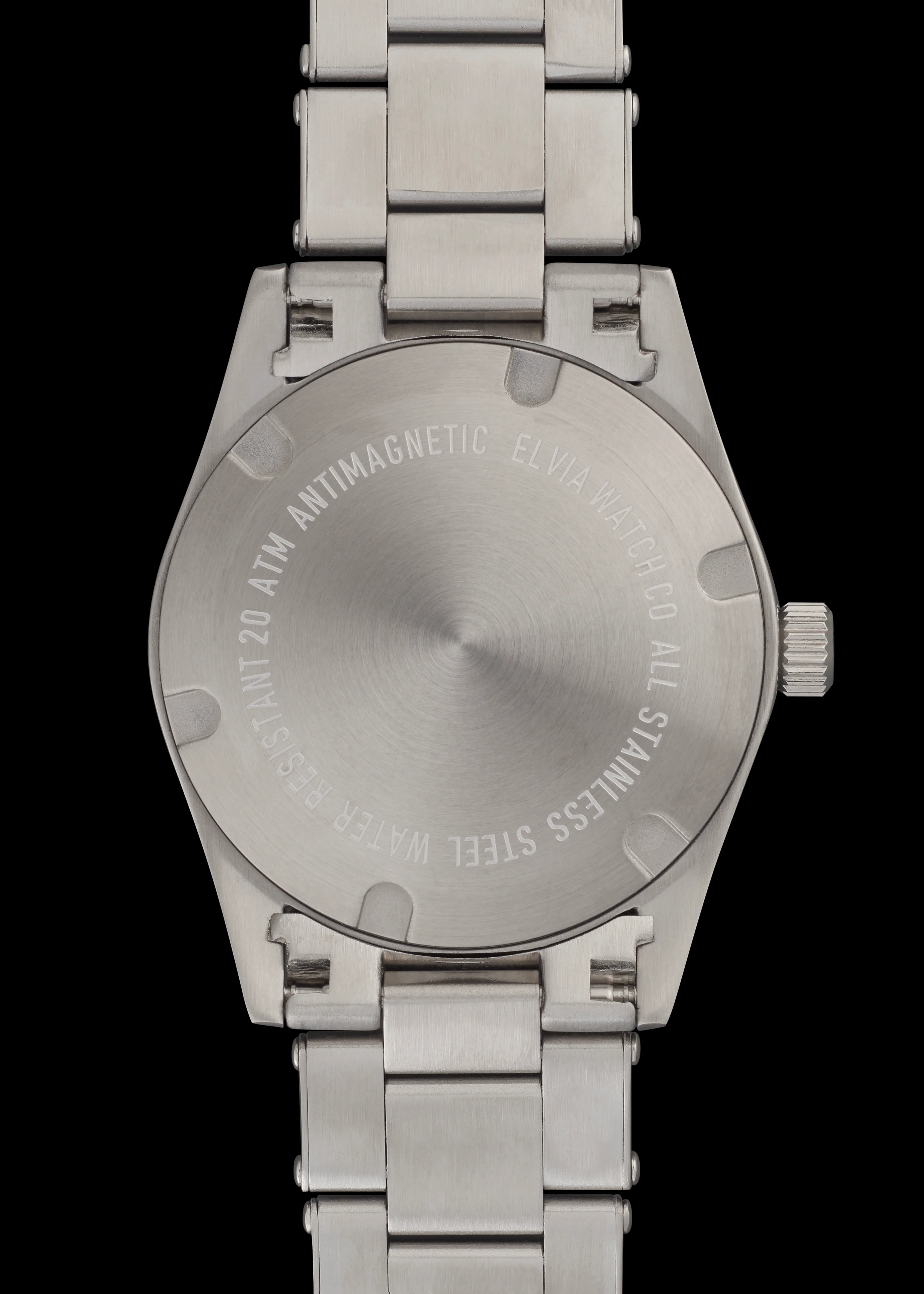 Elvia 1950s Pattern 25 Jewel Automatic, 200m Water Resistant Watch with Retro Luminous Paint, Sapphire Crystal and a Retro 1950s Style Bracelet - Image 3