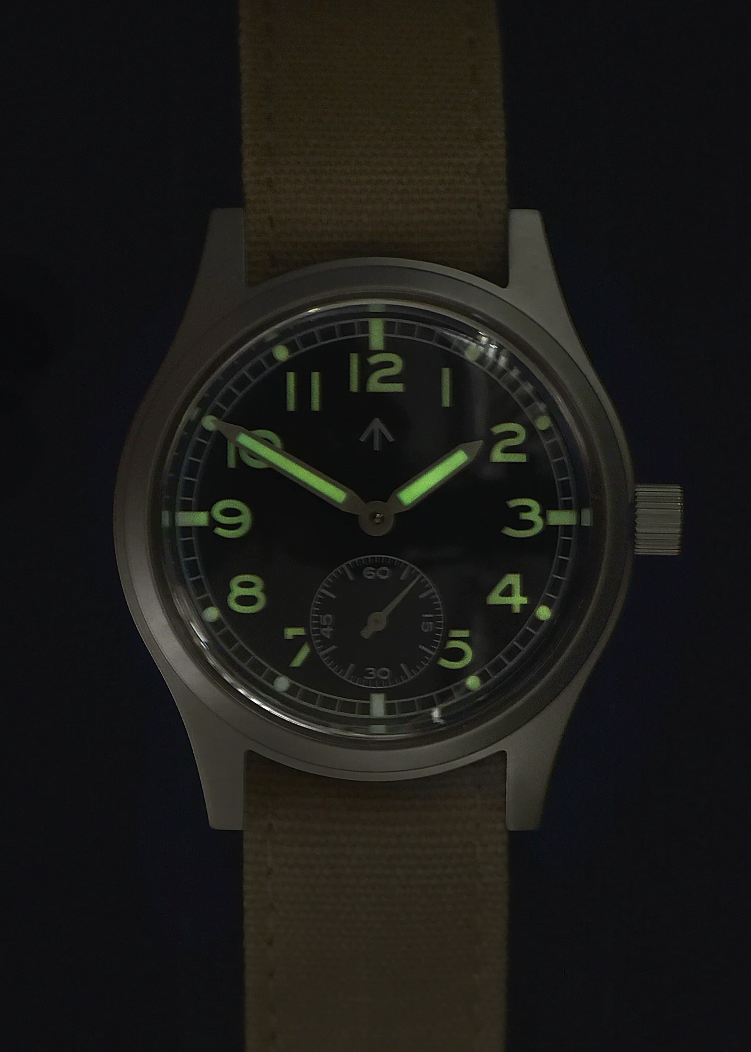 MWC 1940s/1950s "Dirty Dozen" Pattern General Service Watch with Retro Luminous Paint and 17 Jewel Hand Wound Mechanical Movement - Image 3