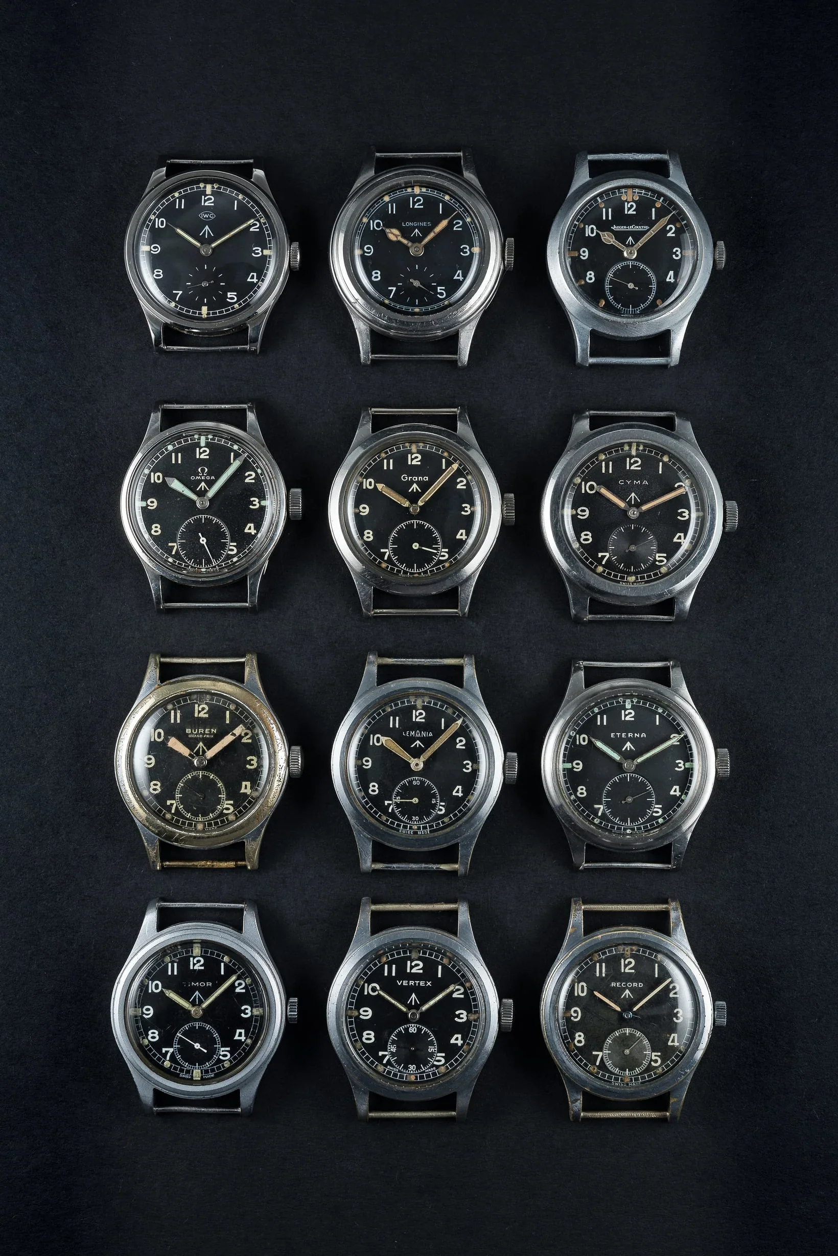 MWC 1940s/1950s "Dirty Dozen" Pattern General Service Watch with Retro Luminous Paint and 17 Jewel Hand Wound Mechanical Movement - Image 7