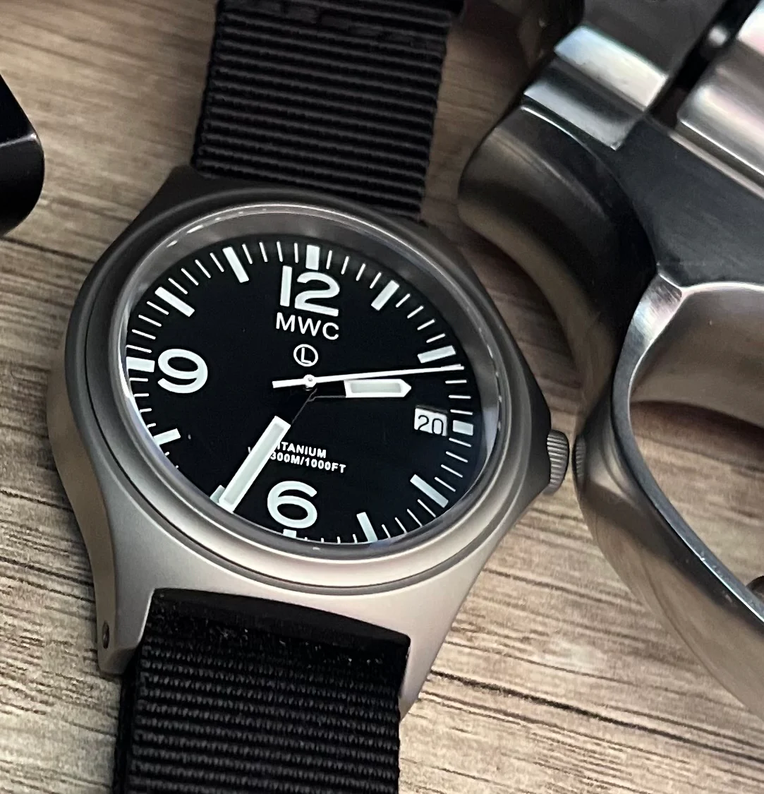 MWC Titanium Military Watch, 300m Water Resistant, Sapphire Crystal and 10 Year Battery Life - NATO NSN Number: 6645-99-847-7565 - Image 11
