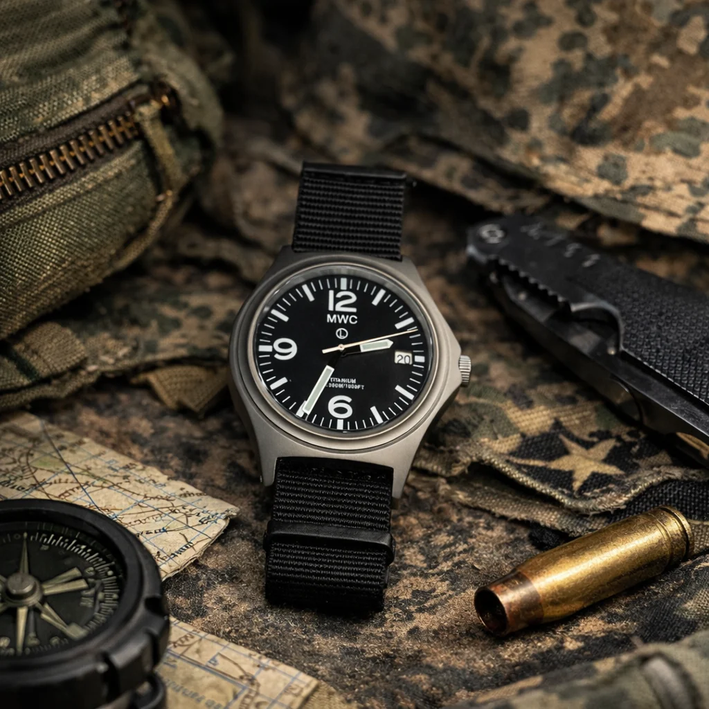 MWC Titanium Military Watch, 300m Water Resistant, Sapphire Crystal and 10 Year Battery Life - NATO NSN Number: 6645-99-847-7565 - Image 14