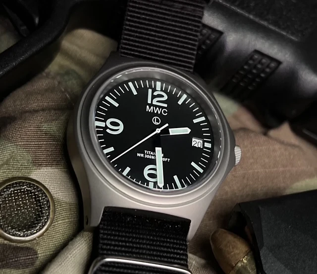 MWC Titanium Military Watch, 300m Water Resistant, Sapphire Crystal and 10 Year Battery Life - NATO NSN Number: 6645-99-847-7565 - Image 16