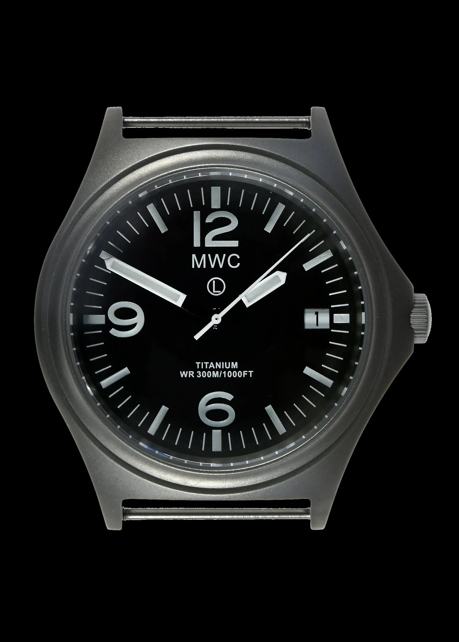 MWC Titanium Military Watch, 300m Water Resistant, Sapphire Crystal and 10 Year Battery Life - NATO NSN Number: 6645-99-847-7565 - Image 3