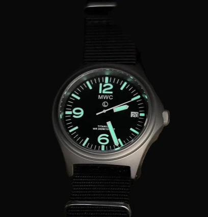 MWC Titanium Military Watch, 300m Water Resistant, Sapphire Crystal and 10 Year Battery Life - NATO NSN Number: 6645-99-847-7565 - Image 4