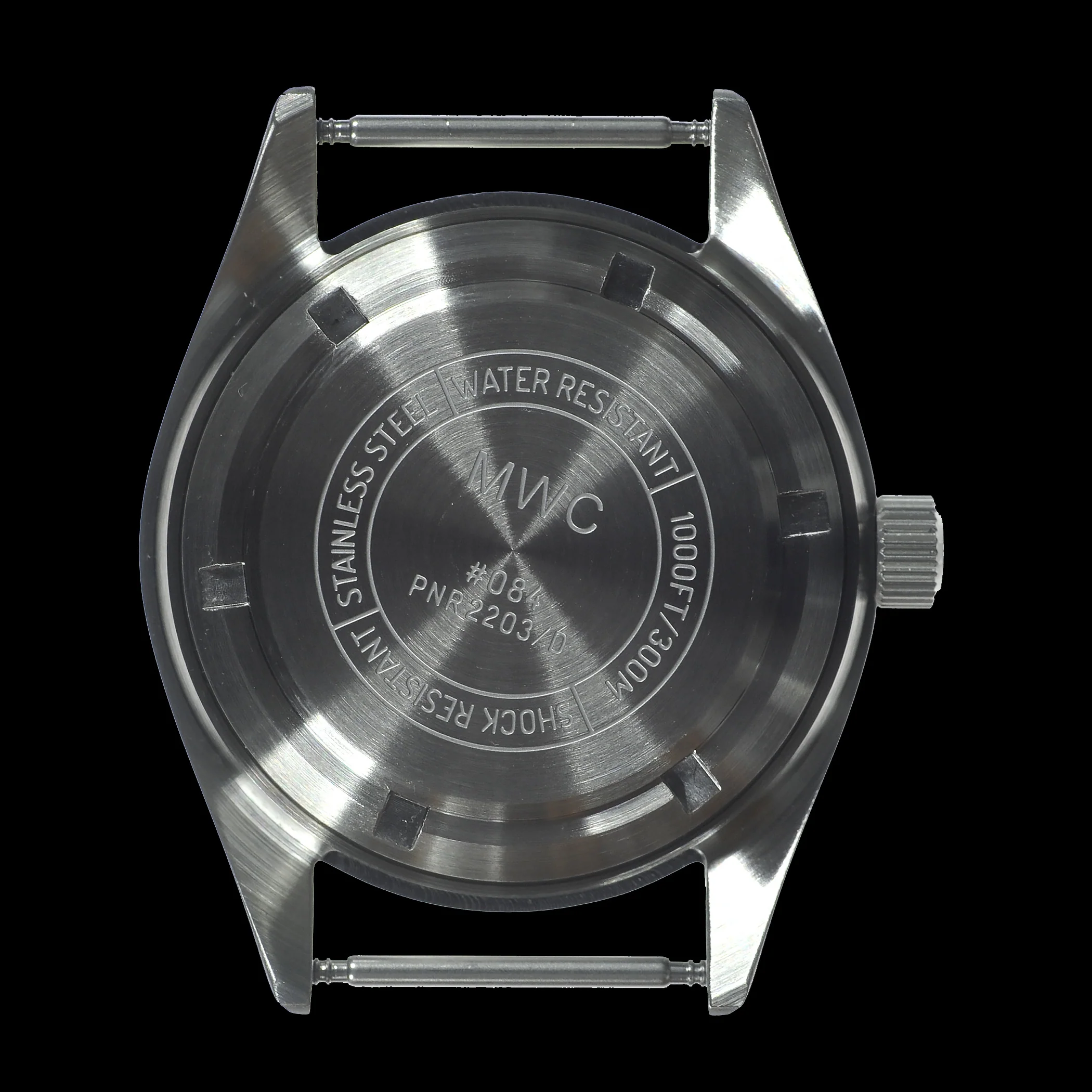 MWC Classic 1960s Pattern Dual Time Zone Automatic Divers Watch with Sapphire Crystal and Luminova on a Matching Bracelet - Image 4