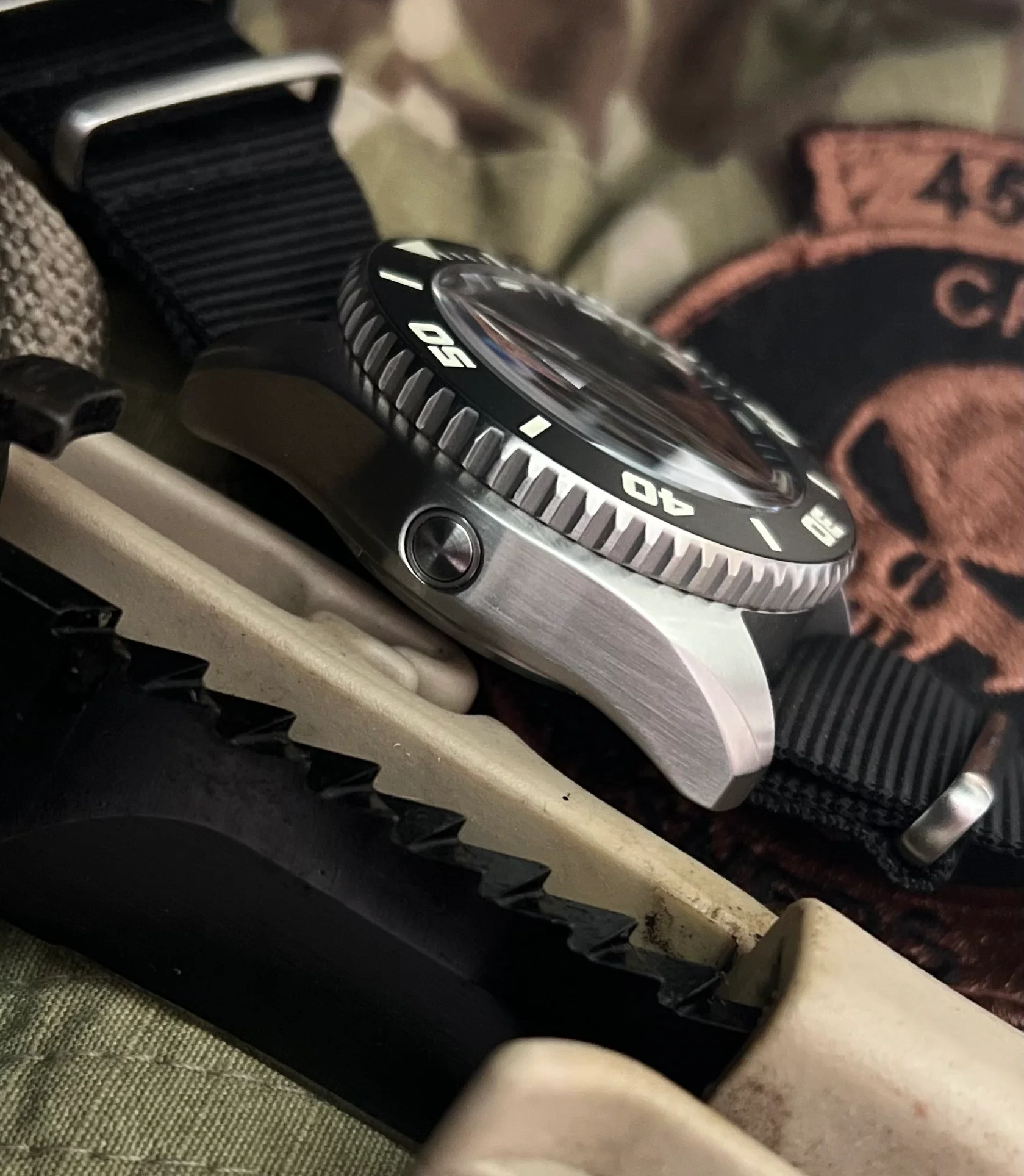 MWC "Depthmaster" 100atm / 3,280ft / 1000m Water Resistant Military Divers Watch in a Stainless Steel Case with GTLS and Helium Valve (10 Year Battery Life) - Image 22