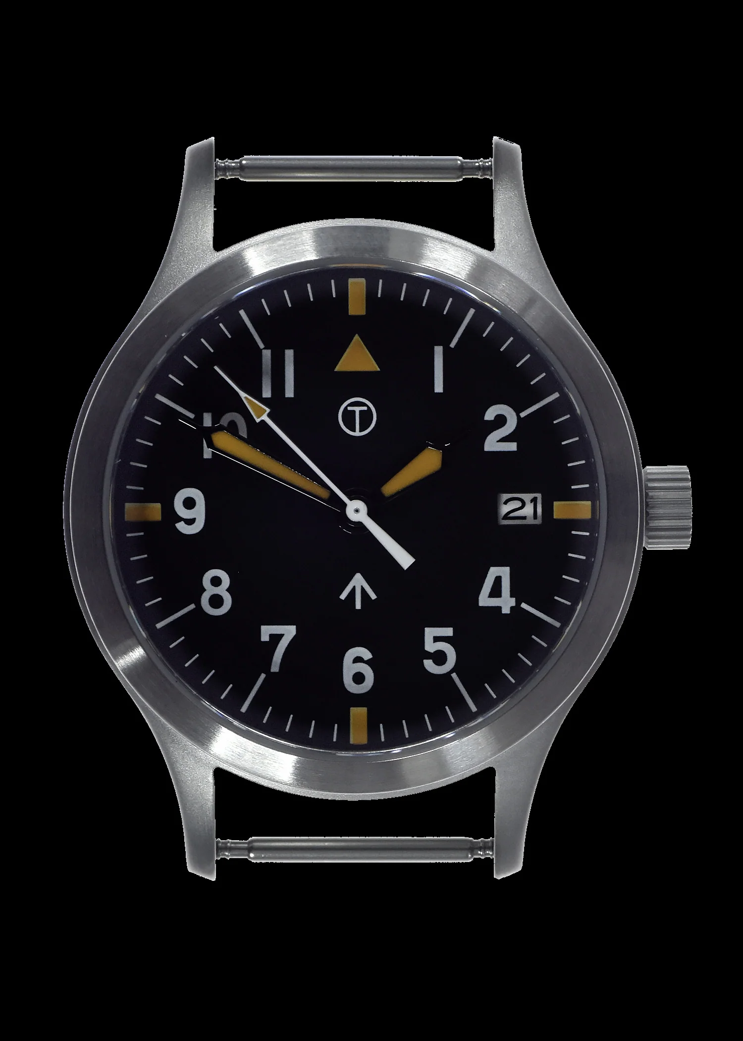 MWC Mk III Stainless Steel 1950's Pattern 100m Water Resistant Automatic Military Watch with Retro Dial and Sapphire Crystal - Image 3