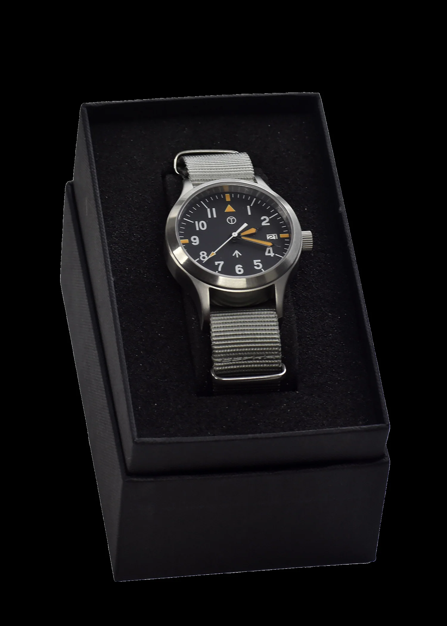 MWC Mk III Stainless Steel 1950's Pattern 100m Water Resistant Automatic Military Watch with Retro Dial and Sapphire Crystal - Image 6