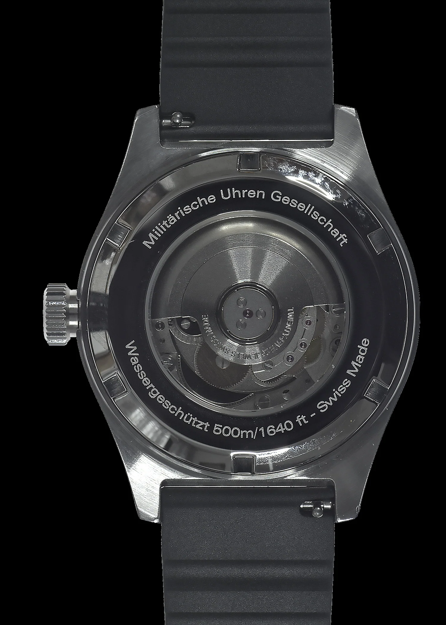 MWC Swiss Made 500m (1640ft) Water Resistant Automatic Divers Watch in Stainless Steel With Sapphire Crystal, Ceramic Bezel and Helium Valve - Image 6