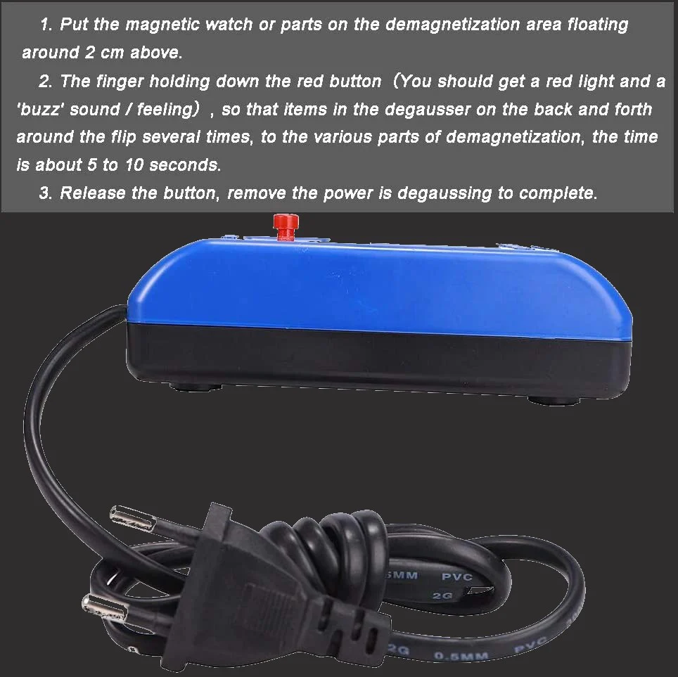 Watch Demagnatiser - A Vital Tool If You Own Multiple Mechanical Watches - European Pattern Mains Plug - Image 3