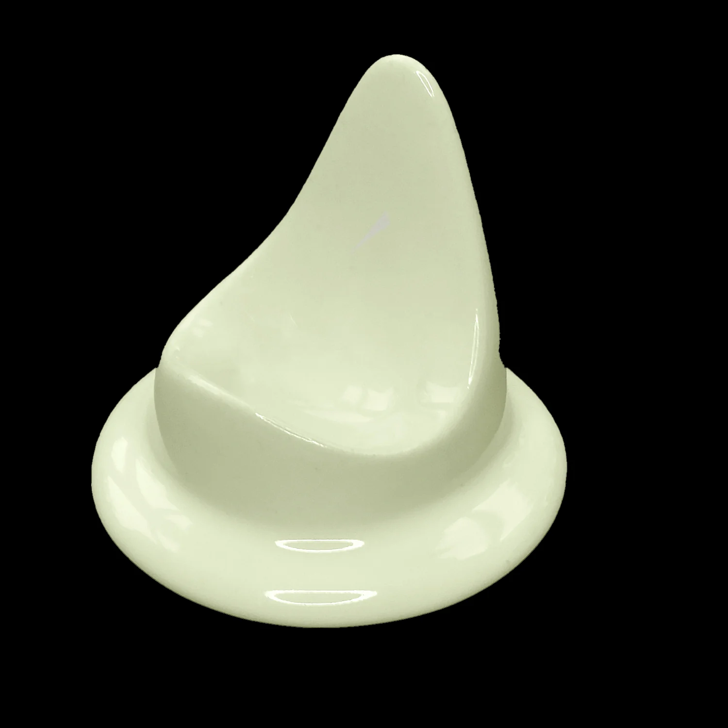 Cream Porcelain / Ceramic Pocket Watch Table/Desktop Stand - Image 2