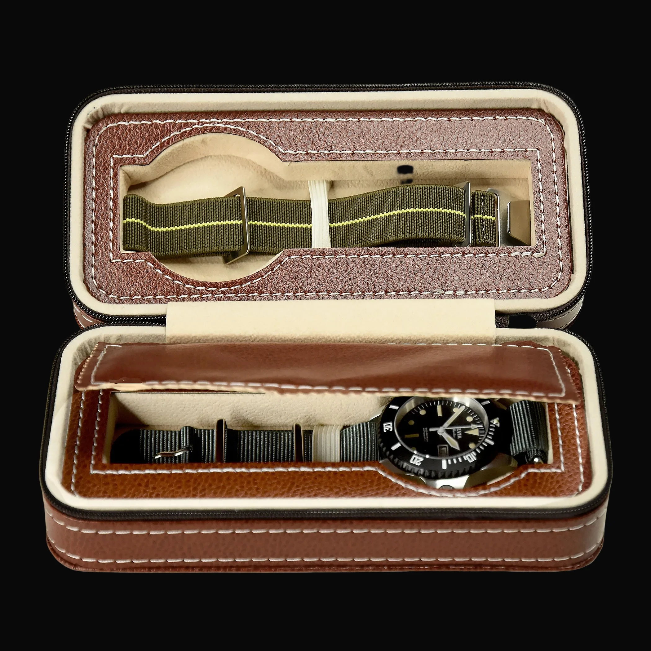ELVIA Automatic Military Divers Watch with Sapphire Crystal and 24 Jewel Automatic Day Date Movement - Image 9