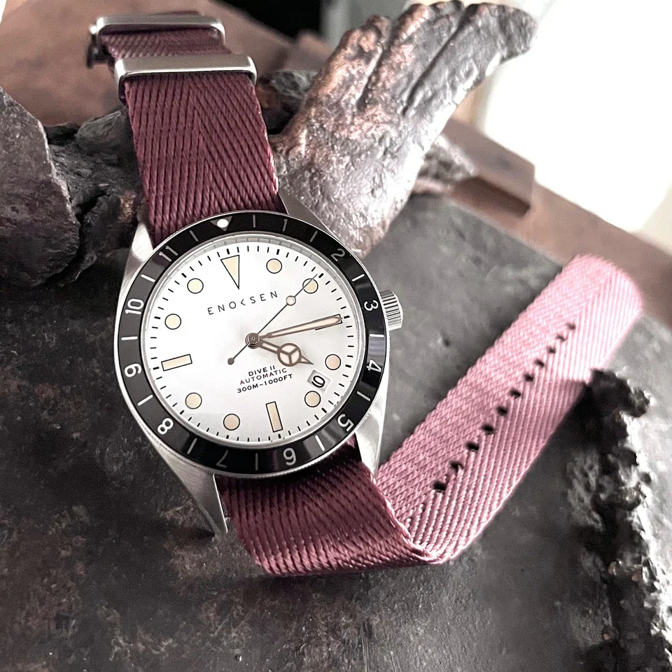 Limited Edition: Enoksen Automatic Dive Watch - White Dial Edition ◇ 39mm - Image 5