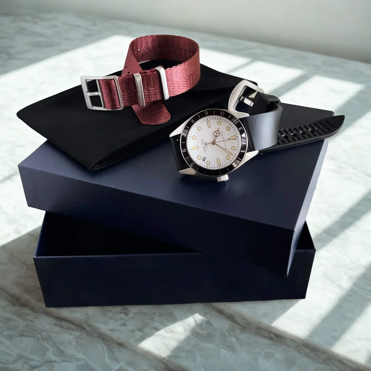 Limited Edition: Enoksen Automatic Dive Watch - White Dial Edition ◇ 39mm - Image 9