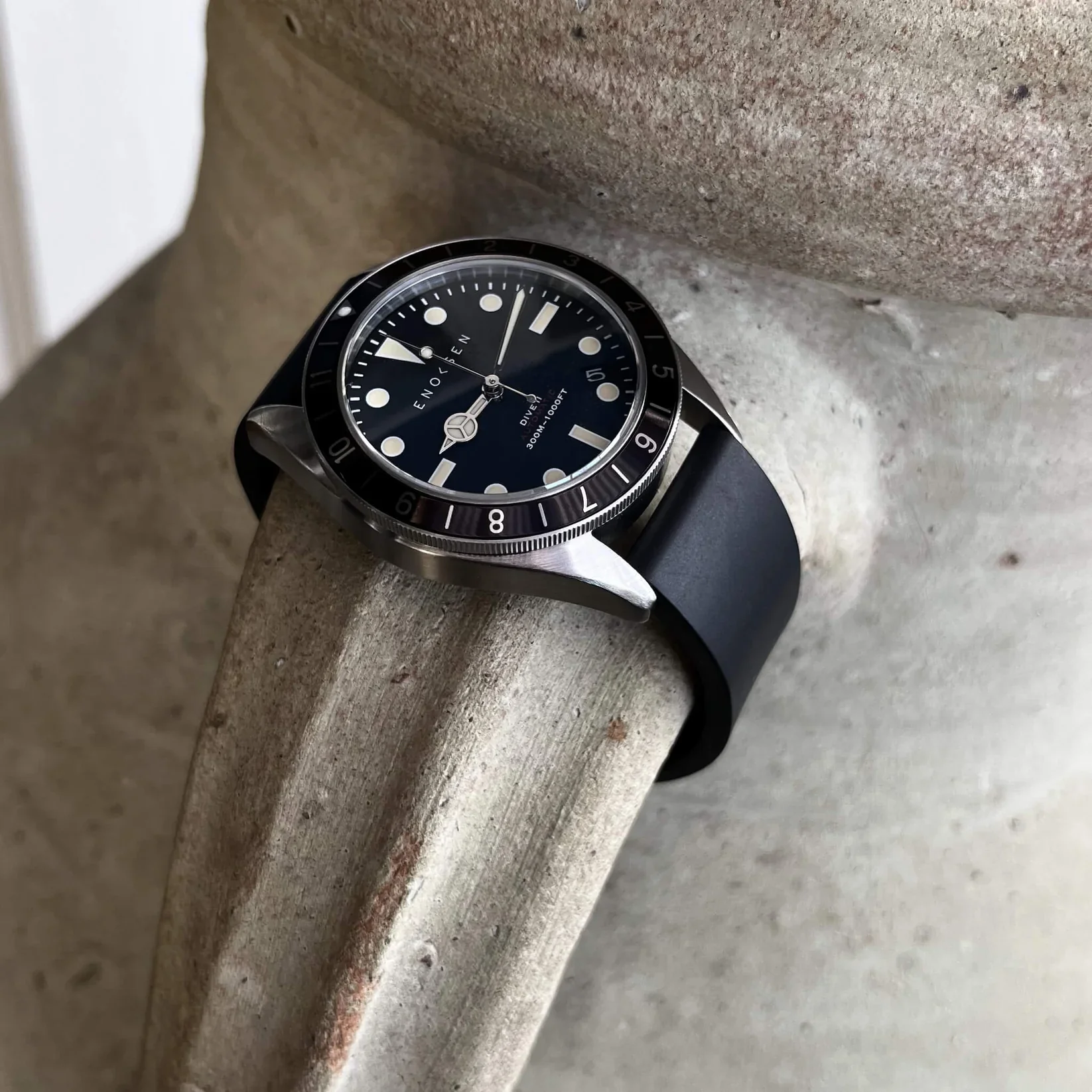 Limited Edition: Enoksen Automatic Dive Watch - Black Dial Edition ◇ 39mm - Image 12