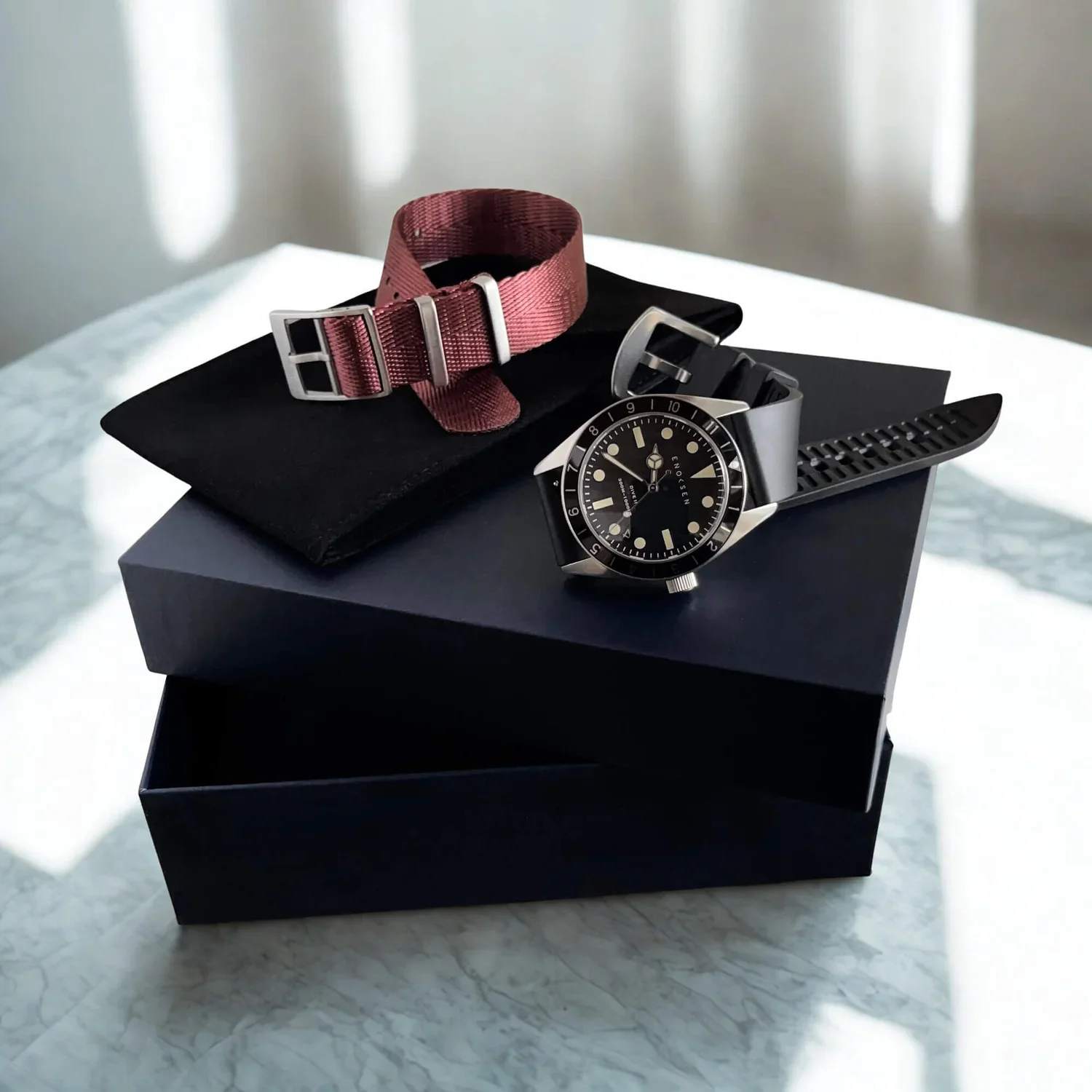 Limited Edition: Enoksen Automatic Dive Watch - Black Dial Edition ◇ 39mm - Image 13