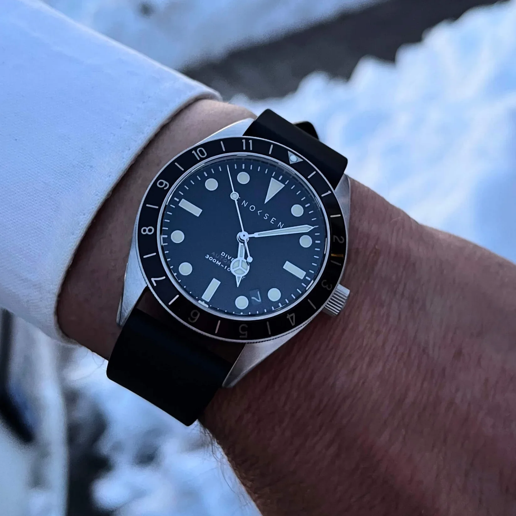 Limited Edition: Enoksen Automatic Dive Watch - Black Dial Edition ◇ 39mm - Image 3