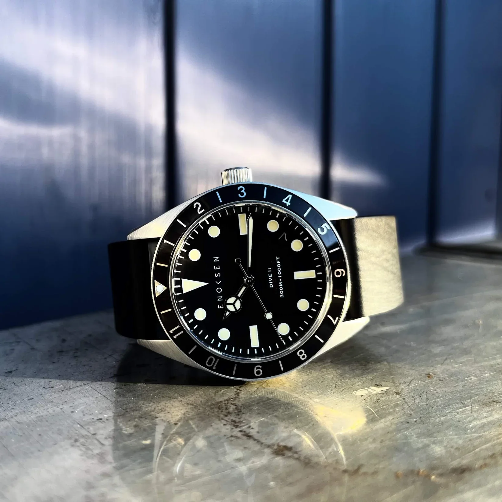 Limited Edition: Enoksen Automatic Dive Watch - Black Dial Edition ◇ 39mm - Image 5
