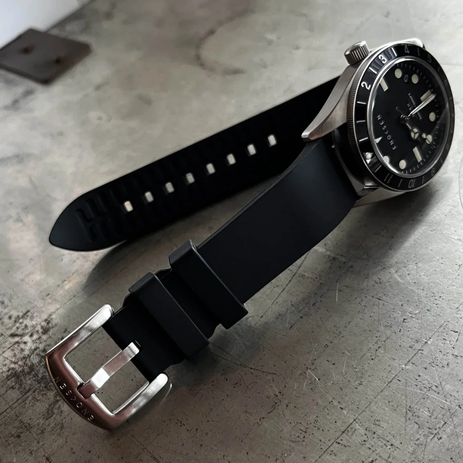Limited Edition: Enoksen Automatic Dive Watch - Black Dial Edition ◇ 39mm - Image 8