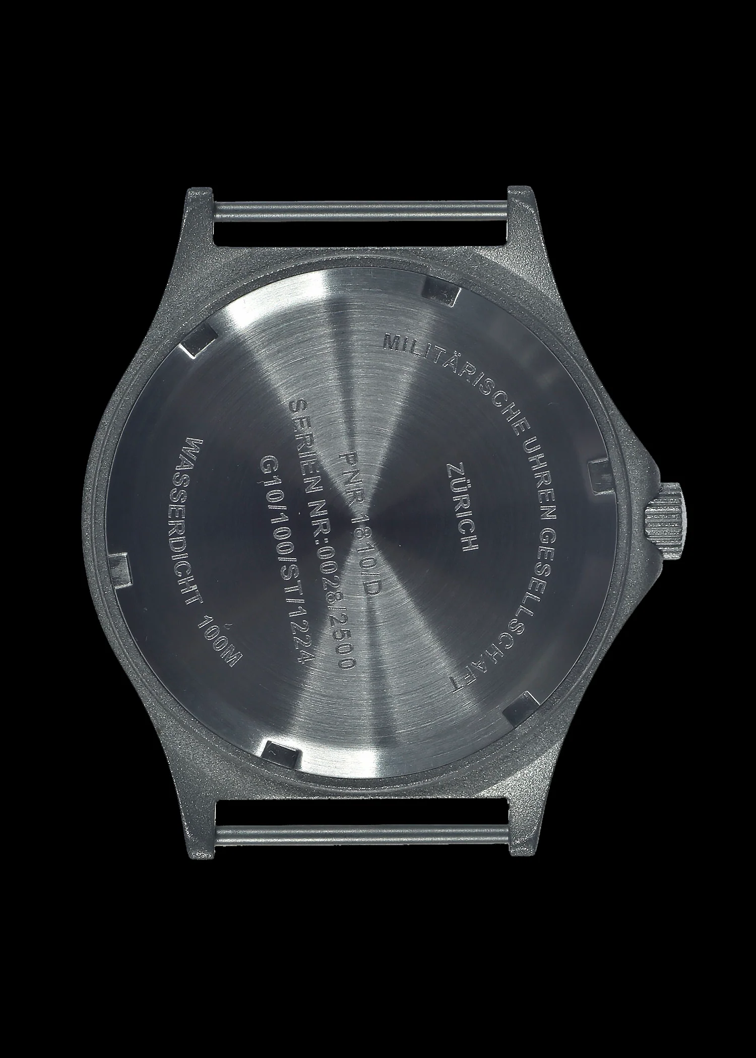 G10 100m Water resistant Military Watch with 12/24 hour dial in Stainless Steel Case with Screw Crown (Unbranded) - Image 5
