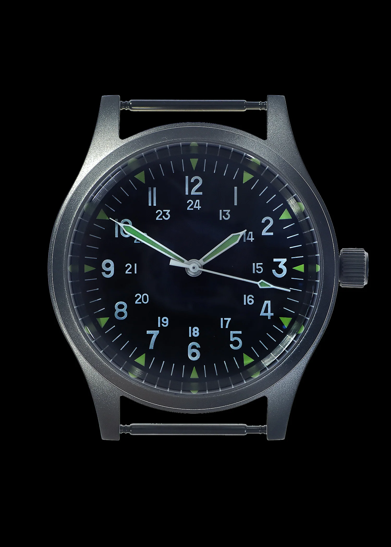 GG-W-113 U.S 1960s Pattern Automatic 100m/330ft Water Resistant Military Watch with Shatter and Scratch Resistant Sapphire Box Crystal - Image 3