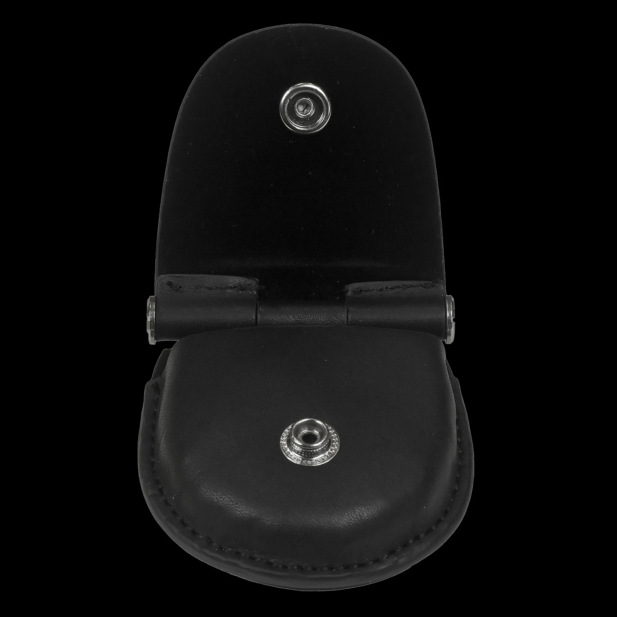 Superior Quality Black Calf Leather Pocket Watch Case - Image 2