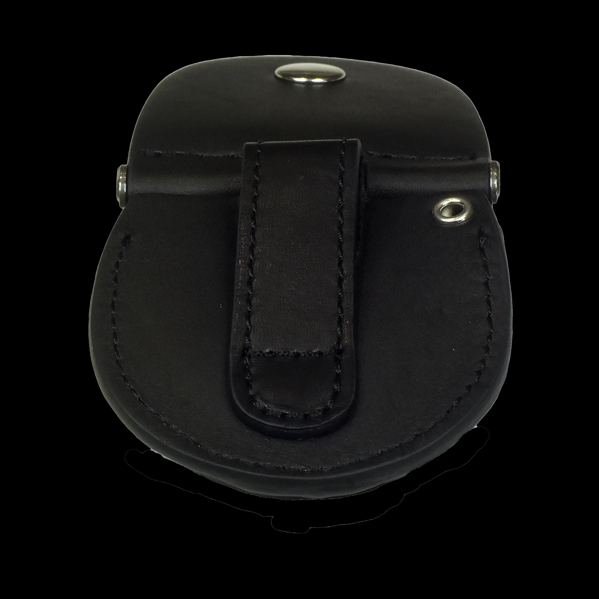 Superior Quality Black Calf Leather Pocket Watch Case - Image 3