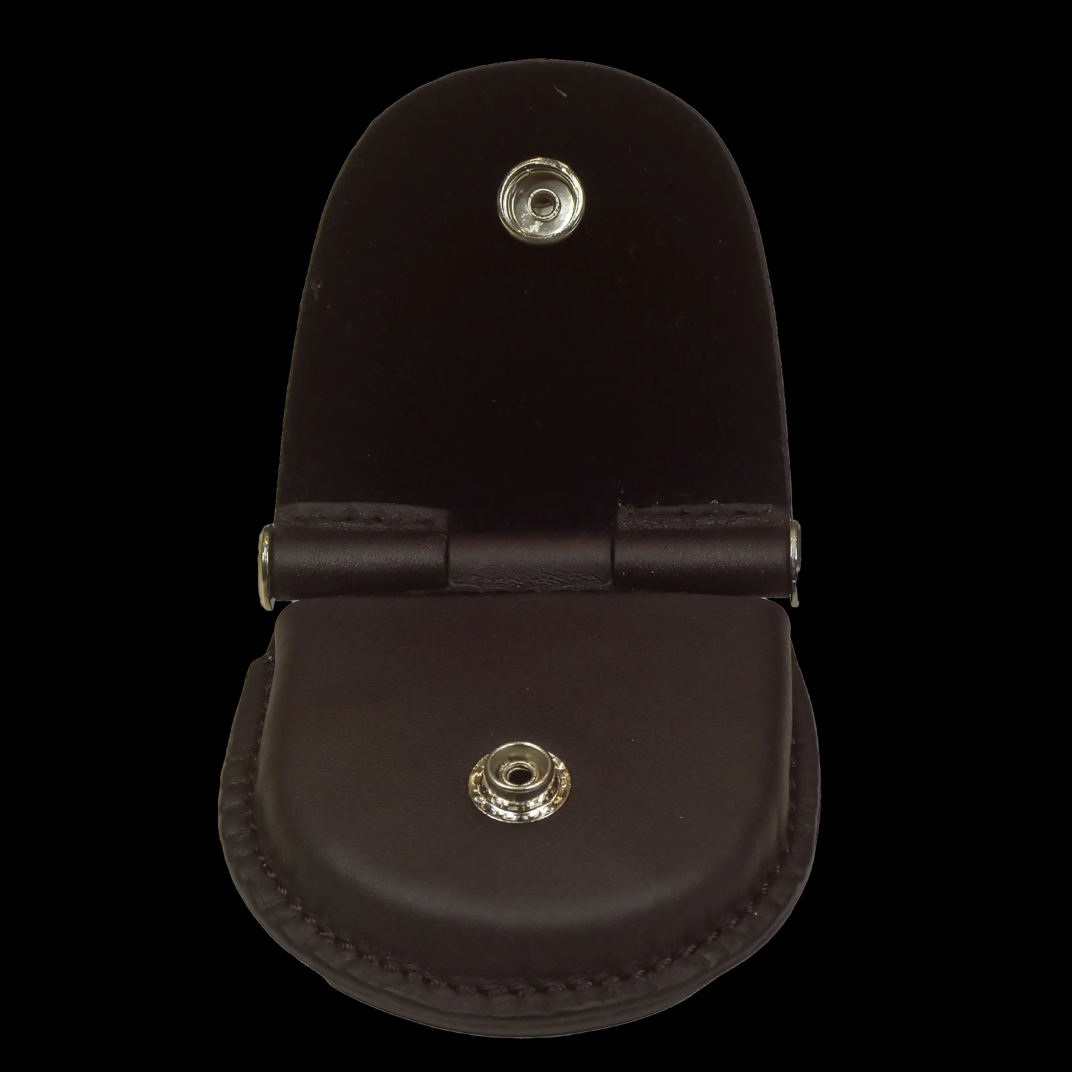 Superior Quality Brown Calf Leather Pocket Watch Case - Image 2