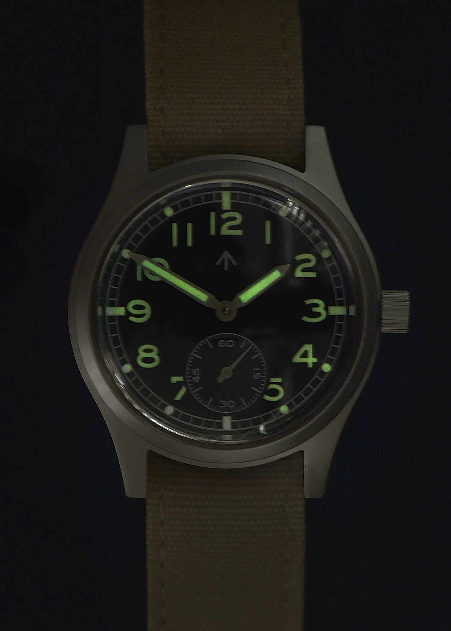 MWC 1940s/1950s "Dirty Dozen" Pattern General Service Watch with a 17 Jewel Hand Wound Mechanical Movement - Image 3