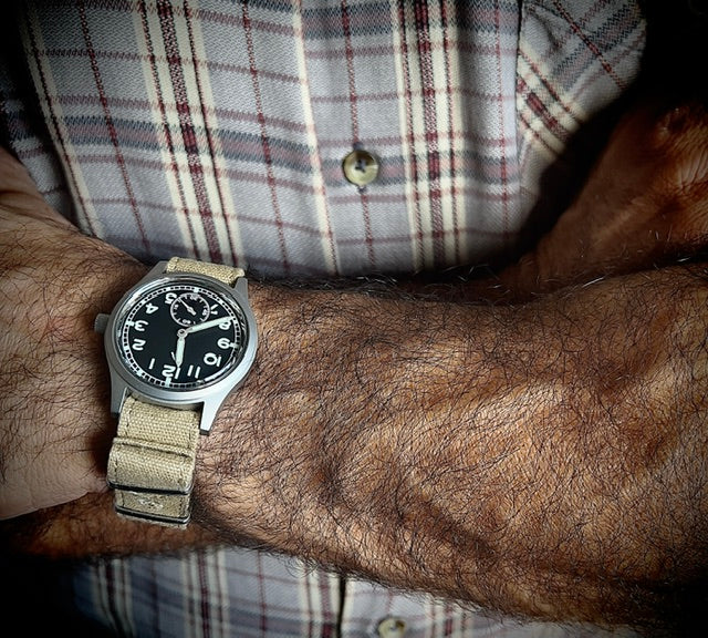MWC 1940s/1950s "Dirty Dozen" Pattern General Service Watch with a 17 Jewel Hand Wound Mechanical Movement - Image 7