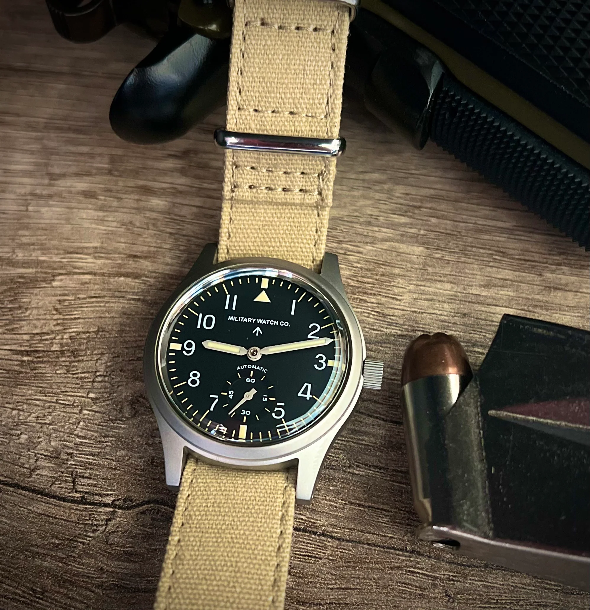 MWC 1940s/1950s "Dirty Dozen" Pattern General Service Watch with Automatic Self Winding Mechanical Movement - Image 10