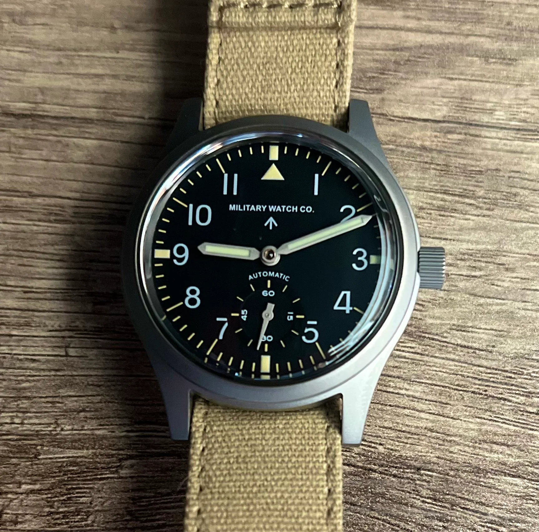 MWC 1940s/1950s "Dirty Dozen" Pattern General Service Watch with Automatic Self Winding Mechanical Movement - Image 11