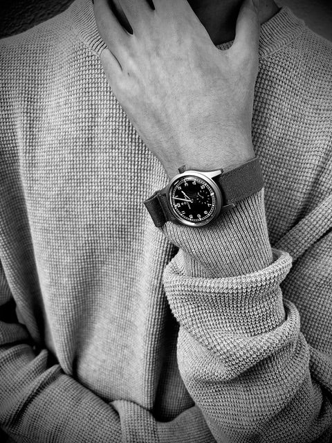 MWC 1940s/1950s "Dirty Dozen" Pattern General Service Watch with a Mechanical Quartz Hybrid Movement - Image 7