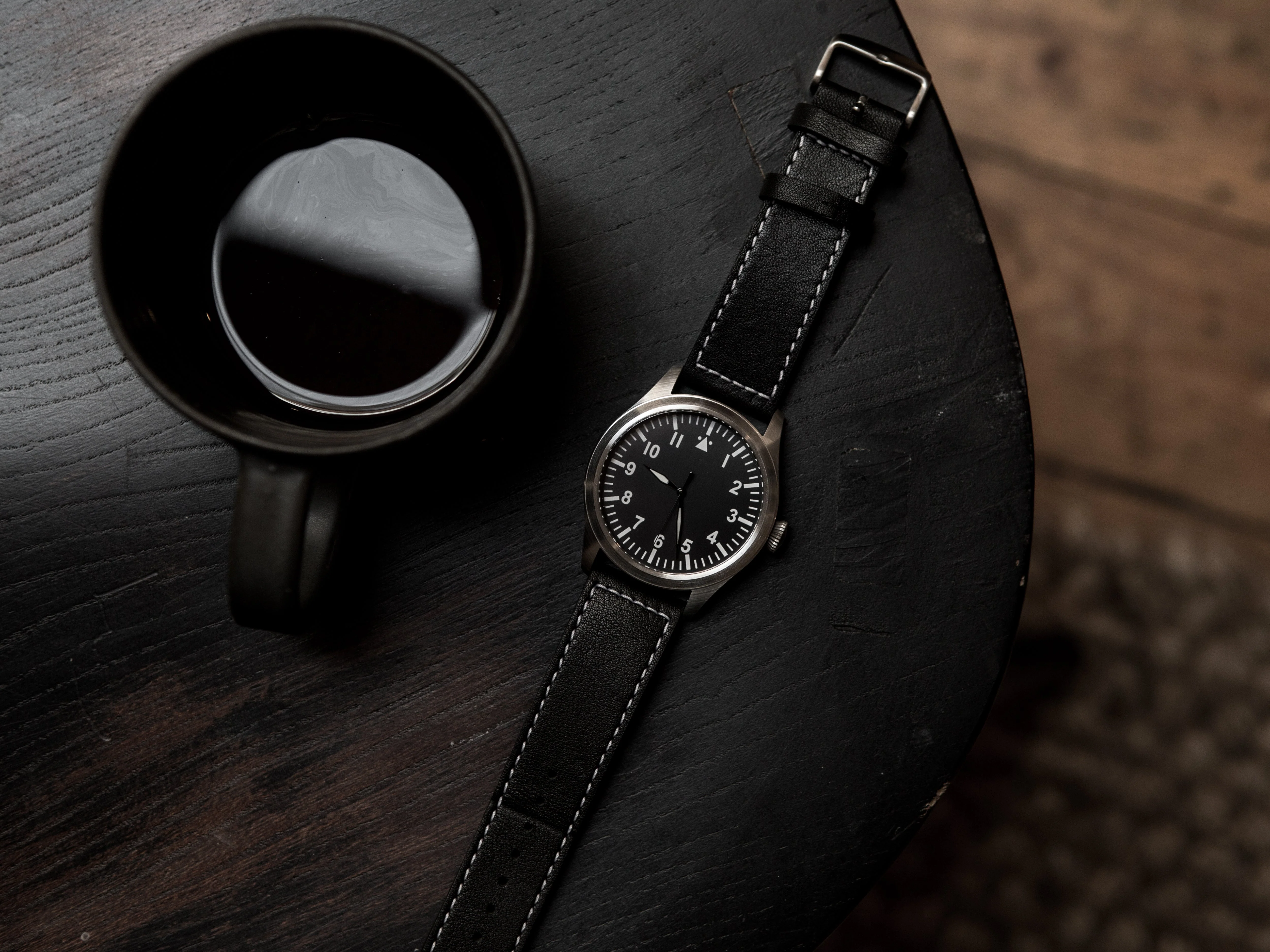 MWC 1940s Pattern Classic 46mm Limited Edition XL Military Pilots Watch with Sapphire Crystal - With Plain Caseback Suitable for Engraving - Image 10