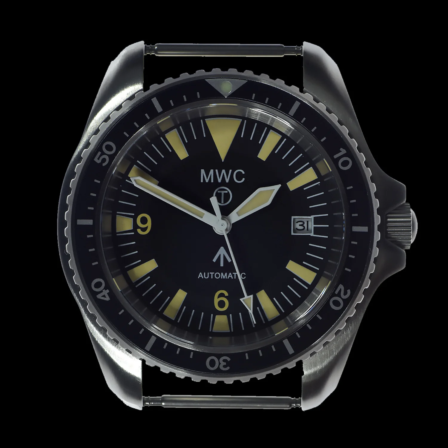 MWC 1999-2001 Pattern Automatic Military Divers Watch  - Retro Luminous Paint, Ceramic Bezel and Sapphire Crystal - Image 3