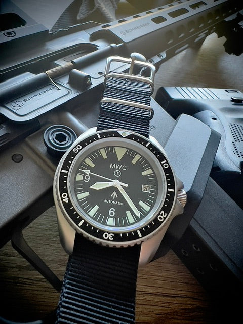 MWC 1999-2001 Pattern Automatic Military Divers Watch with Sapphire Crystal and 60 Hour Power Reserve - Image 11