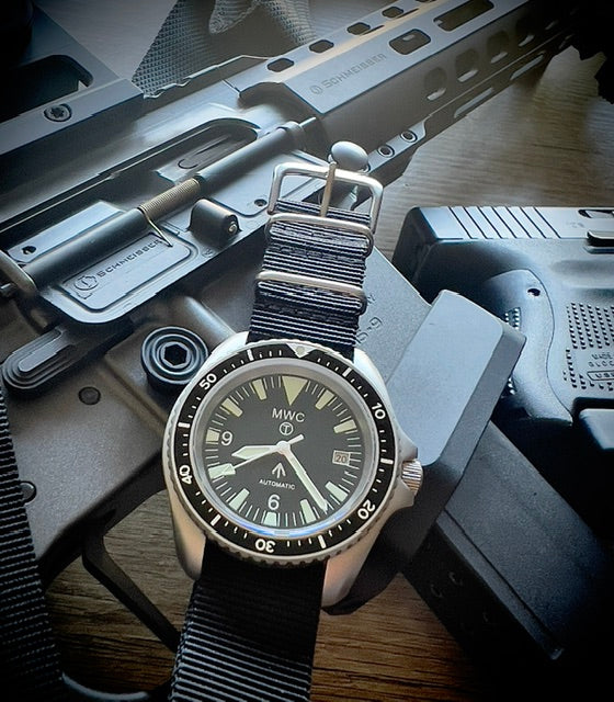 MWC 1999-2001 Pattern Automatic Military Divers Watch with Sapphire Crystal and 60 Hour Power Reserve - Image 12