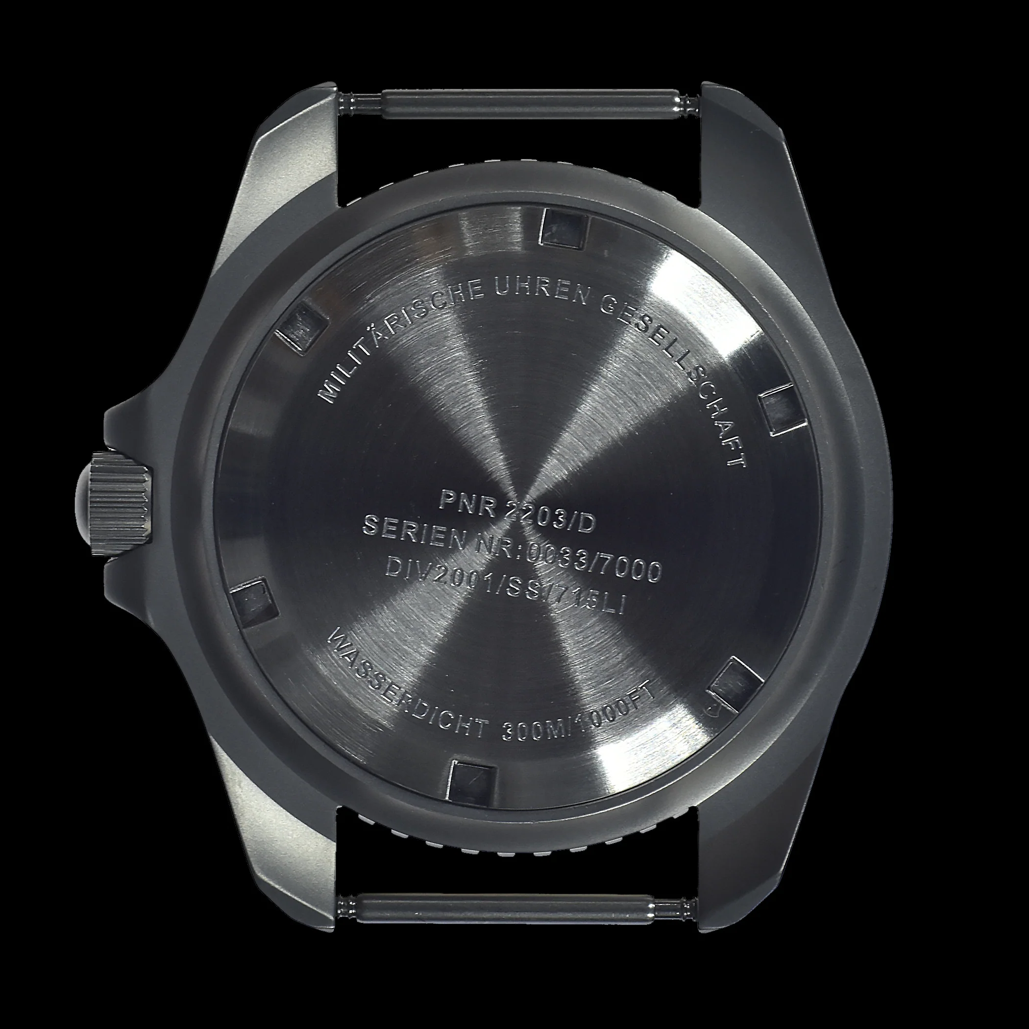 MWC 1999-2001 Pattern Automatic Military Divers Watch with Sapphire Crystal and 60 Hour Power Reserve - Image 6