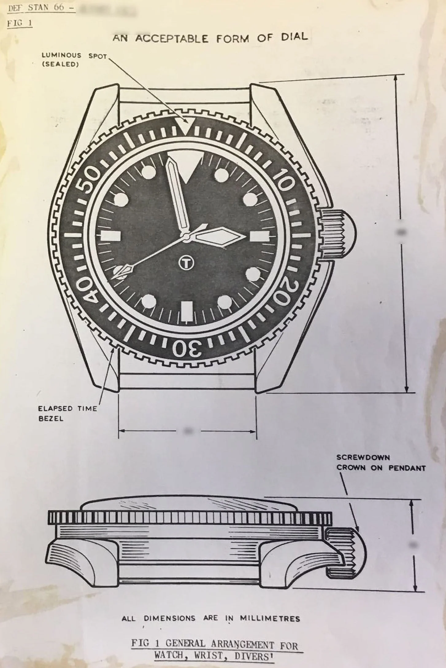 MWC 1999-2001 Pattern Black PVD Automatic Military Divers Watch with Retro Luminous Paint, Sapphire Crystal, 60 Hour Power Reserve - Image 8
