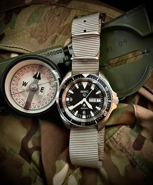 MWC 1999-2001 Pattern Quartz Day/Date Military Divers Watch with Stainless Steel Case and Sapphire Crystal - Image 20