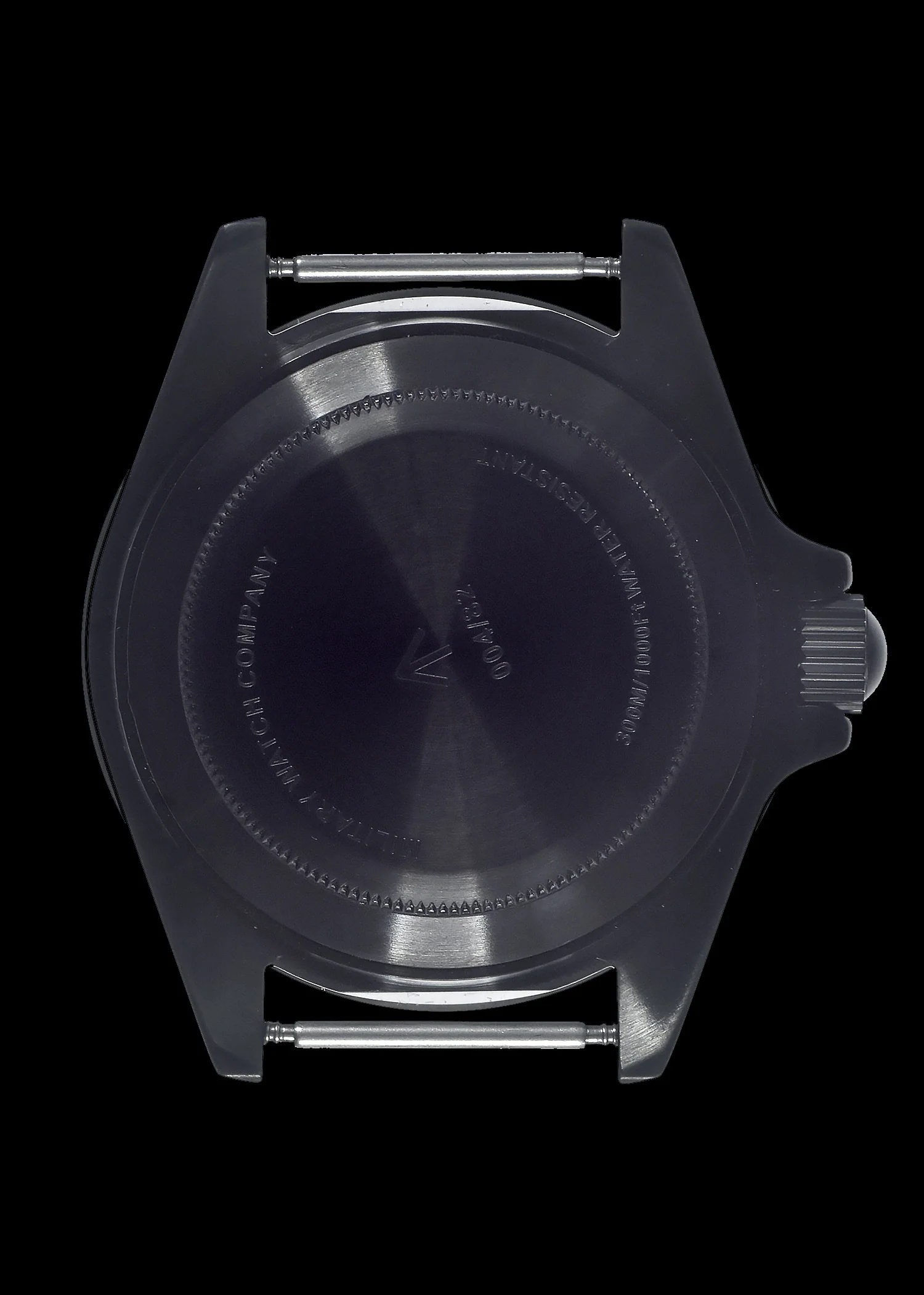 MWC 24 Jewel 1982 Pattern 300m Automatic Military Divers Watch in Black PVD with a Sapphire Crystal on a NATO Webbing Strap (Date Version) - Image 5